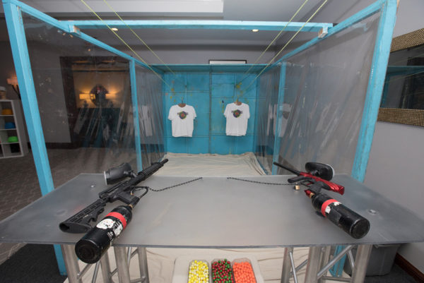 paint ball t-shirt booth