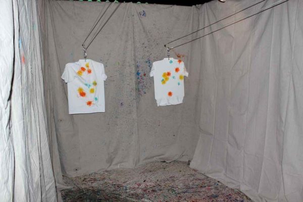 paint ball t-shirt booth