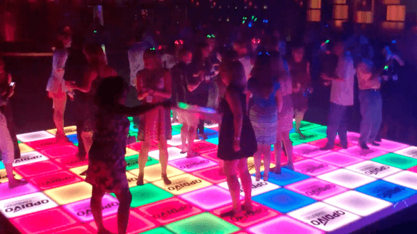 led dance floor